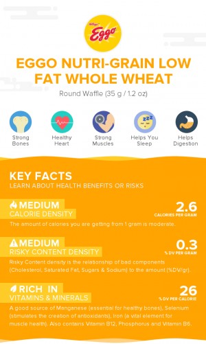 Eggo Nutri-Grain Low Fat Whole Wheat