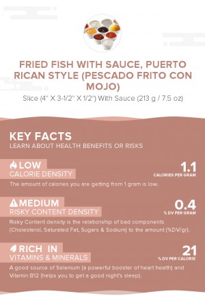 Fried fish with sauce, Puerto Rican style (Pescado frito con mojo)