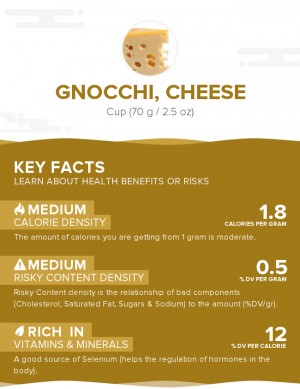 Gnocchi, cheese