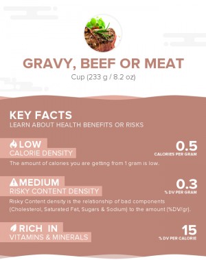 Gravy, beef or meat