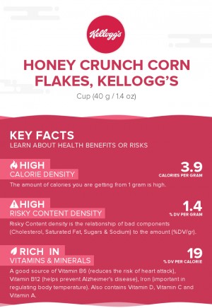 Honey Crunch Corn Flakes, Kellogg's