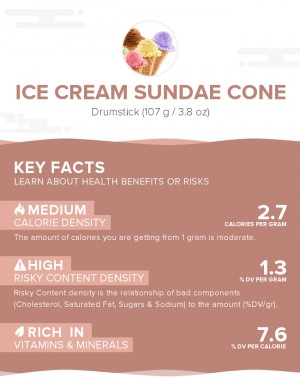 Ice cream sundae cone