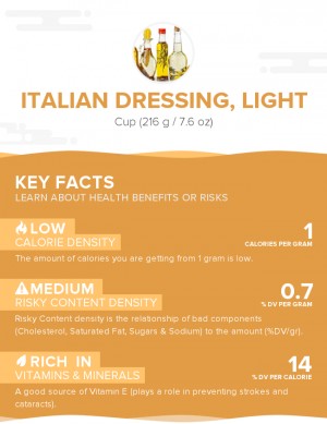 Italian dressing, light