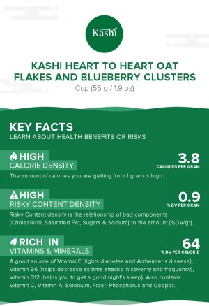 Kashi Heart to Heart Oat Flakes and Blueberry Clusters