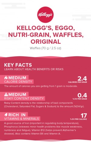 KELLOGG'S, EGGO, NUTRI-GRAIN, Waffles, Original