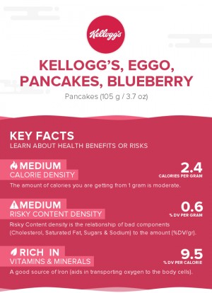 KELLOGG'S, EGGO, Pancakes, Blueberry