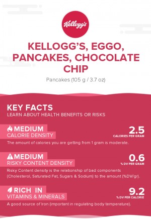 KELLOGG'S, EGGO, Pancakes, Chocolate Chip