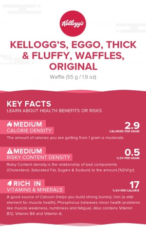 KELLOGG'S, EGGO, Thick & Fluffy, Waffles, Original