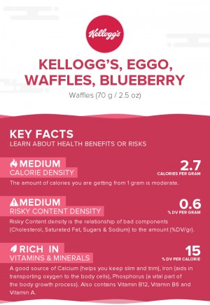 KELLOGG'S, EGGO, Waffles, Blueberry