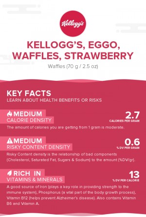 KELLOGG'S, EGGO, Waffles, Strawberry