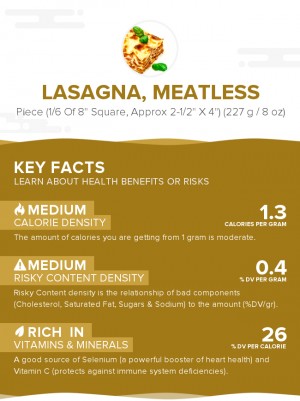 Lasagna, meatless