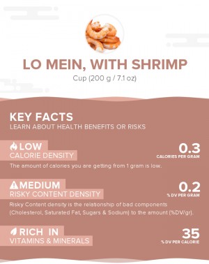 Lo mein, with shrimp
