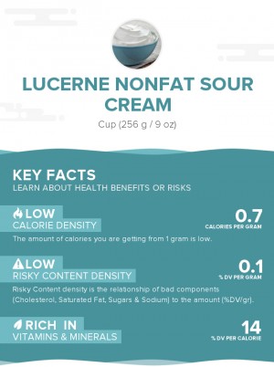 Lucerne Nonfat Sour Cream