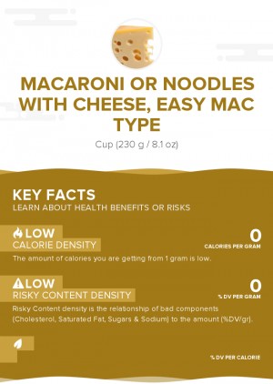 Macaroni or noodles with cheese, Easy Mac type