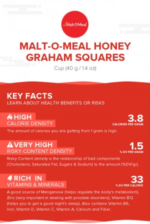 Malt-O-Meal Honey Graham Squares