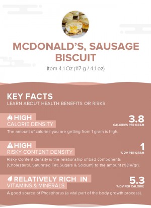 McDONALD'S, Sausage Biscuit