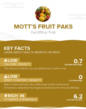 Mott's Fruit Paks