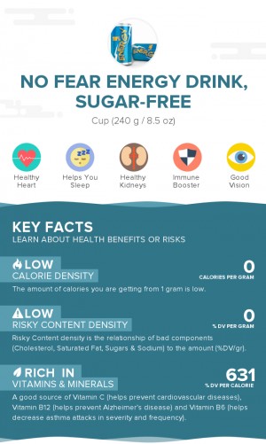No Fear Energy Drink, sugar-free