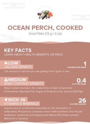 Ocean perch, cooked