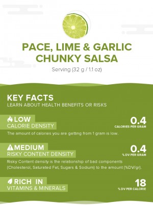 PACE, Lime & Garlic Chunky Salsa