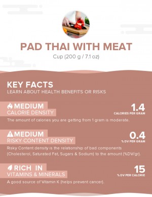 Pad Thai with meat
