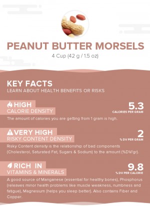 Peanut butter morsels