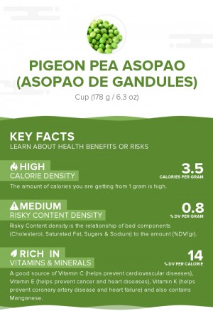 Pigeon pea asopao (Asopao de gandules)