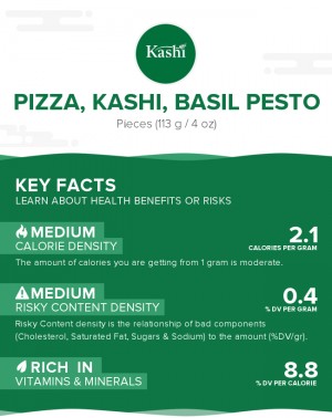 Pizza, KASHI, Basil Pesto