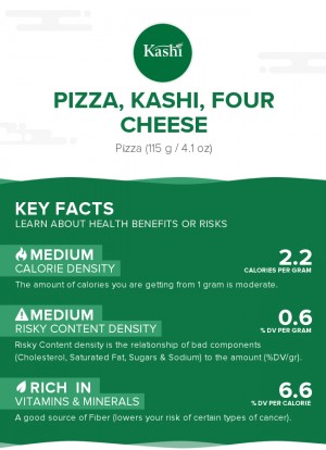 Pizza, KASHI, Four Cheese