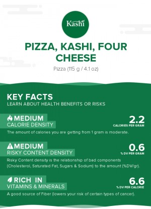 Pizza, KASHI, Four Cheese