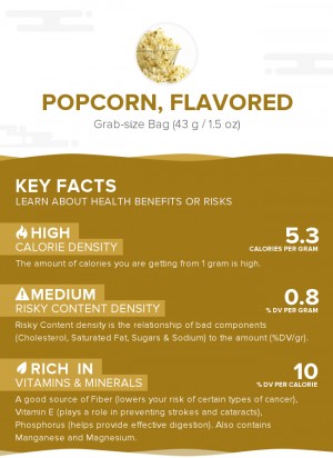 Popcorn, flavored