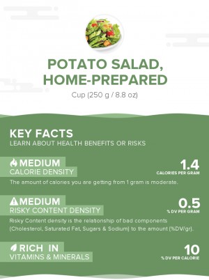 Potato salad, home-prepared