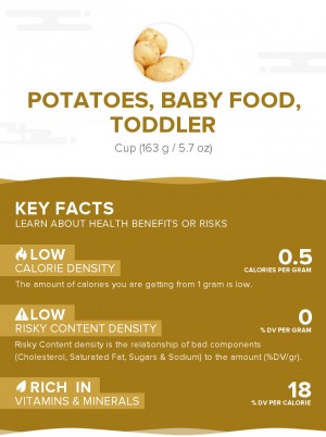 Potatoes, baby food, toddler