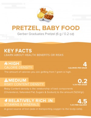 Pretzel, baby food