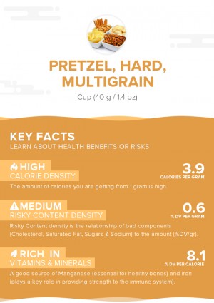 Pretzel, hard, multigrain