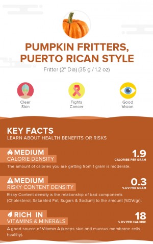 Pumpkin fritters, Puerto Rican style