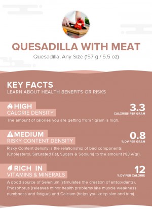 Quesadilla with meat