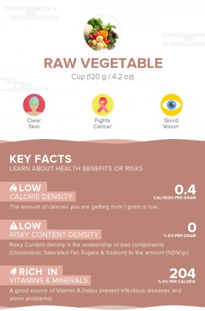 Raw vegetable