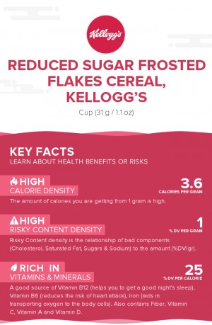 Reduced Sugar Frosted Flakes Cereal, Kellogg's