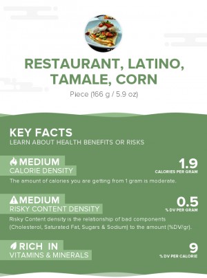 Restaurant, Latino, tamale, corn