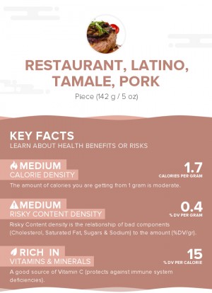 Restaurant, Latino, tamale, pork