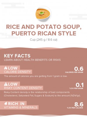 Rice and potato soup, Puerto Rican style