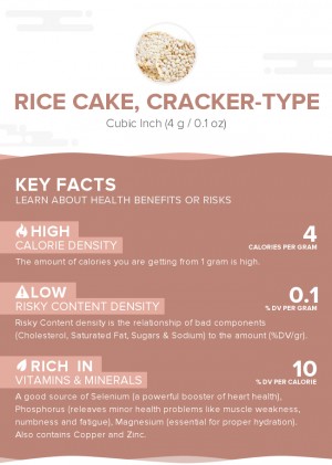 Rice cake, cracker-type