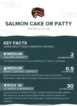Salmon cake or patty
