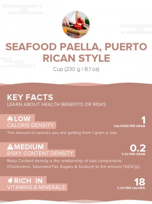Seafood paella, Puerto Rican style
