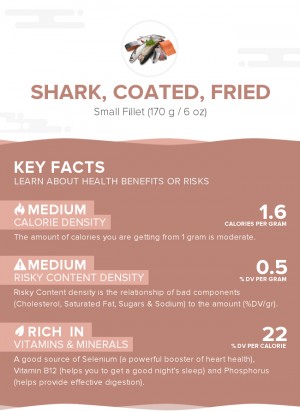 Shark, coated, fried