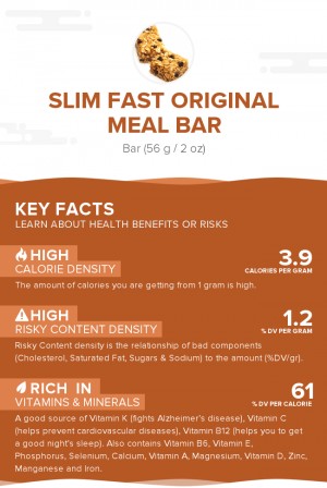 Slim Fast Original Meal Bar