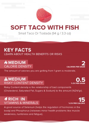 Soft taco with fish