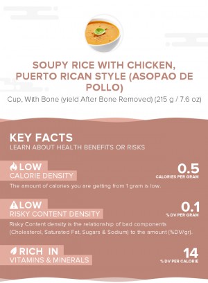 Soupy rice with chicken, Puerto Rican style (Asopao de pollo)