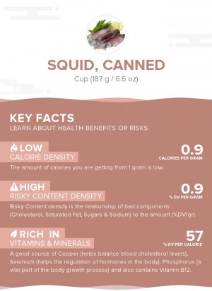 Squid, canned
